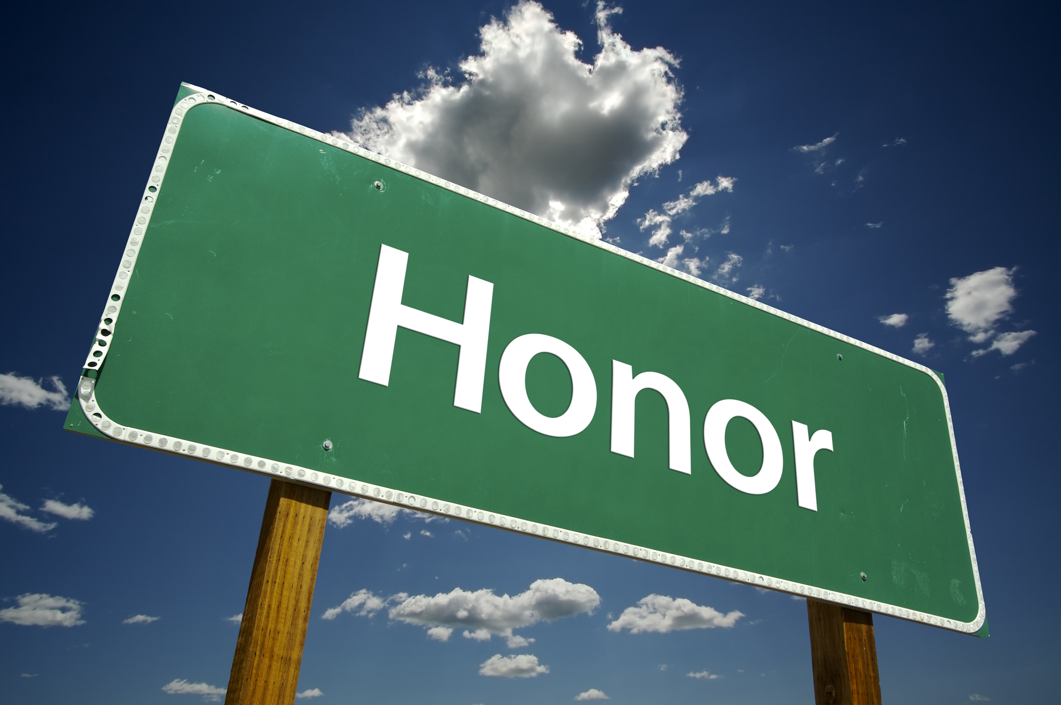 El honor en la palabra