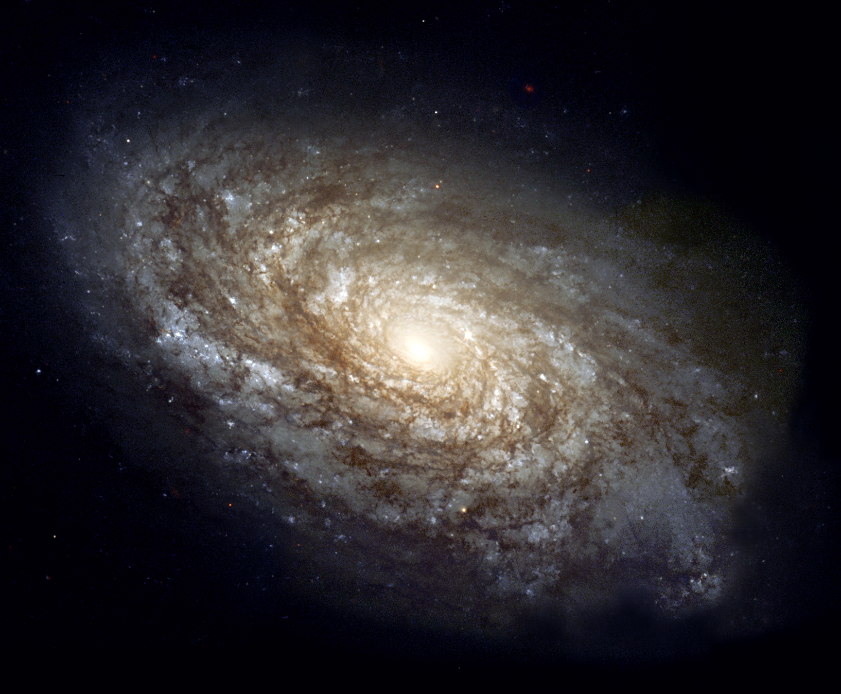 Las galaxias acompasan su rotación con el movimiento de las vecinas