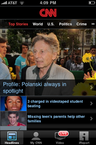 CNN lanza app con video continuo