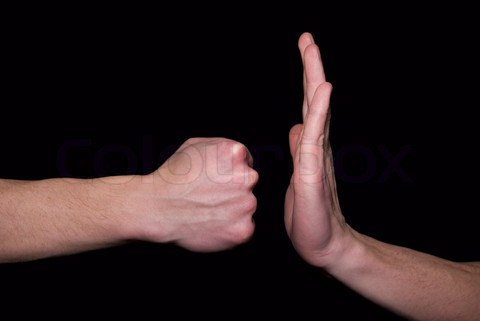 Mis palmas y mis puños…