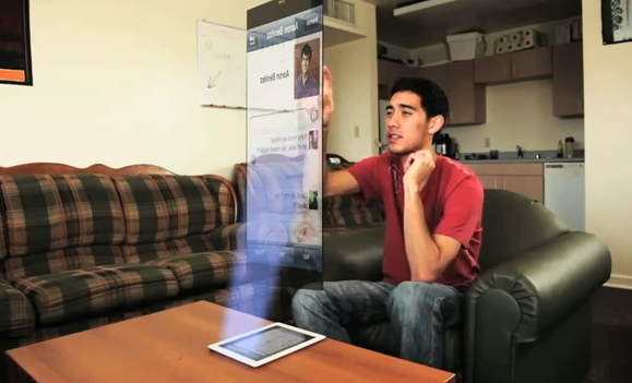 Apple patentó un sistema de hologramas interactivos