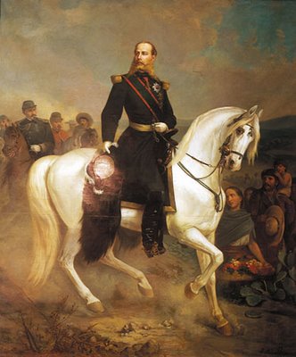 Maximiliano llega a México