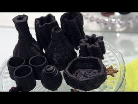 3D Printed pasta, chocolate