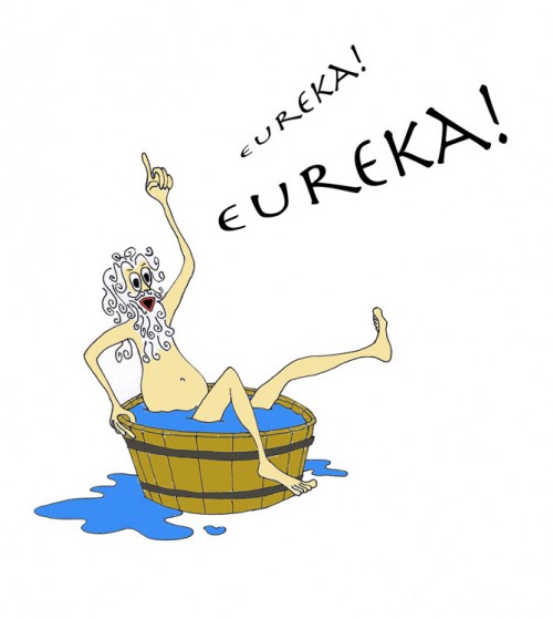 Arquímedes con plumas