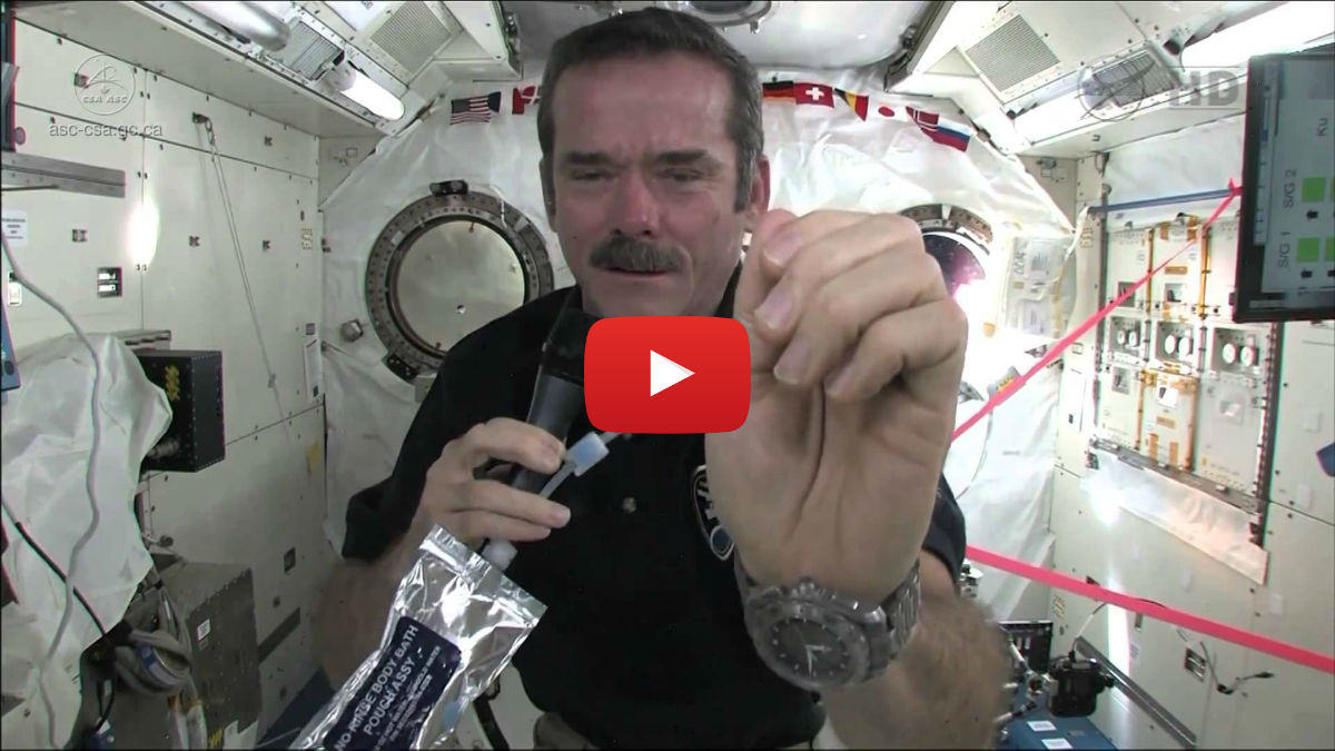 How To Wash Your Hands In Space | Video