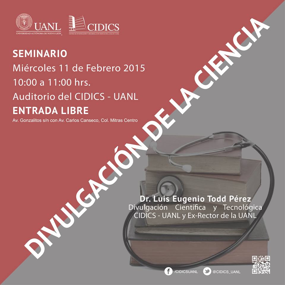 Divulgación de la Ciencia – Seminario 11 de Febrero 2015