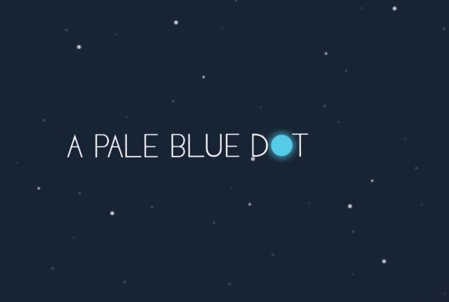 Carl Sagan’s Pale Blue Dot, Animated in Motion Graphics