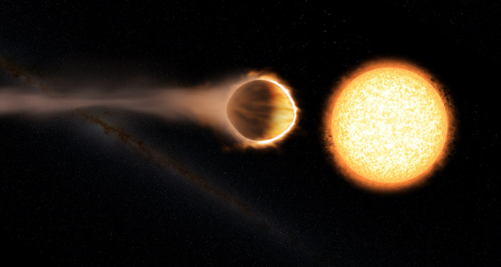 El Hubble detecta la primera estratosfera de un exoplaneta