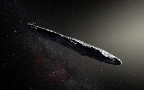 El alargadísimo ‘Oumuamua, el primer asteroide interestelar
