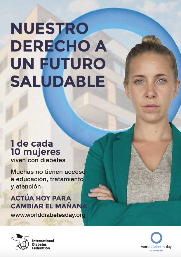 Día Mundial Diabetes 2017 – 1 de cada 10 mujeres viven con diabetes