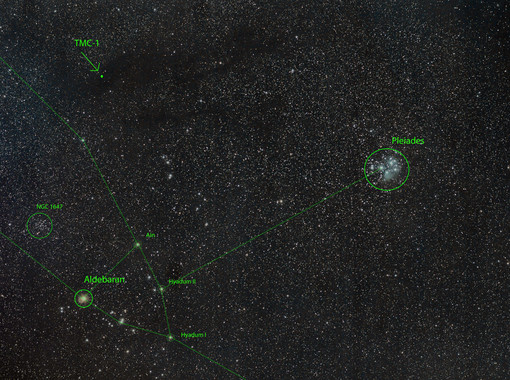 Detectan nuevas moléculas aromáticas en una gigantesca guardería estelar