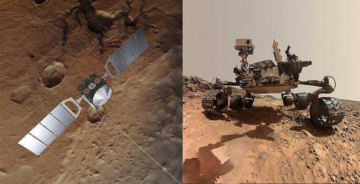 La sonda Mars Express confirma un pico de metano medido por Curiosity