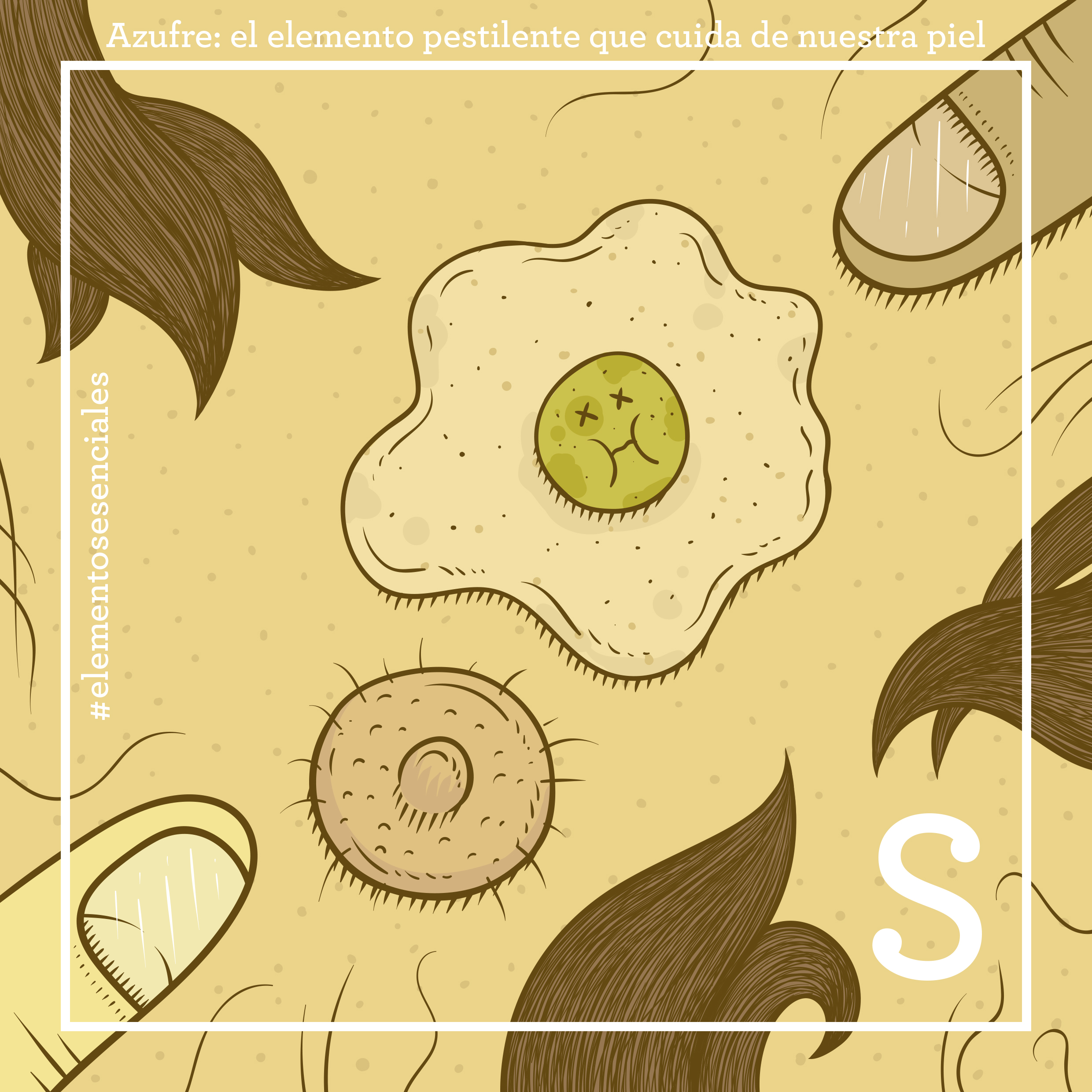 Azufre, el elemento pestilente que cuida de nuestra piel