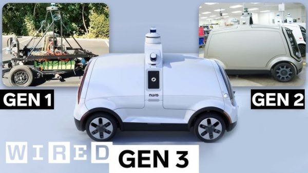 3 Generations of Driverless Delivery Vehicles | WIRED￼